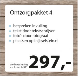Ontzorgpakket 4 – Studio Pilon