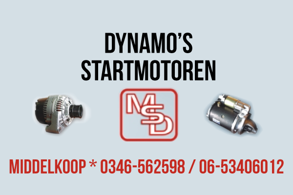 MSD dynamo's en startmotoren