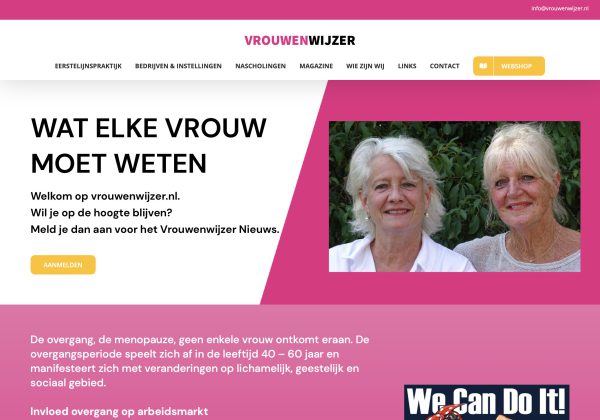 Vrouwenwijzer website
