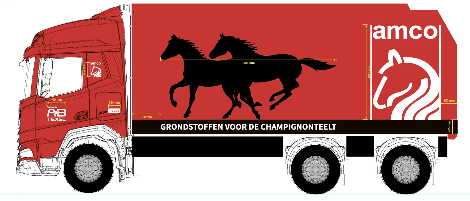 amco vrachtwagen ontwerp