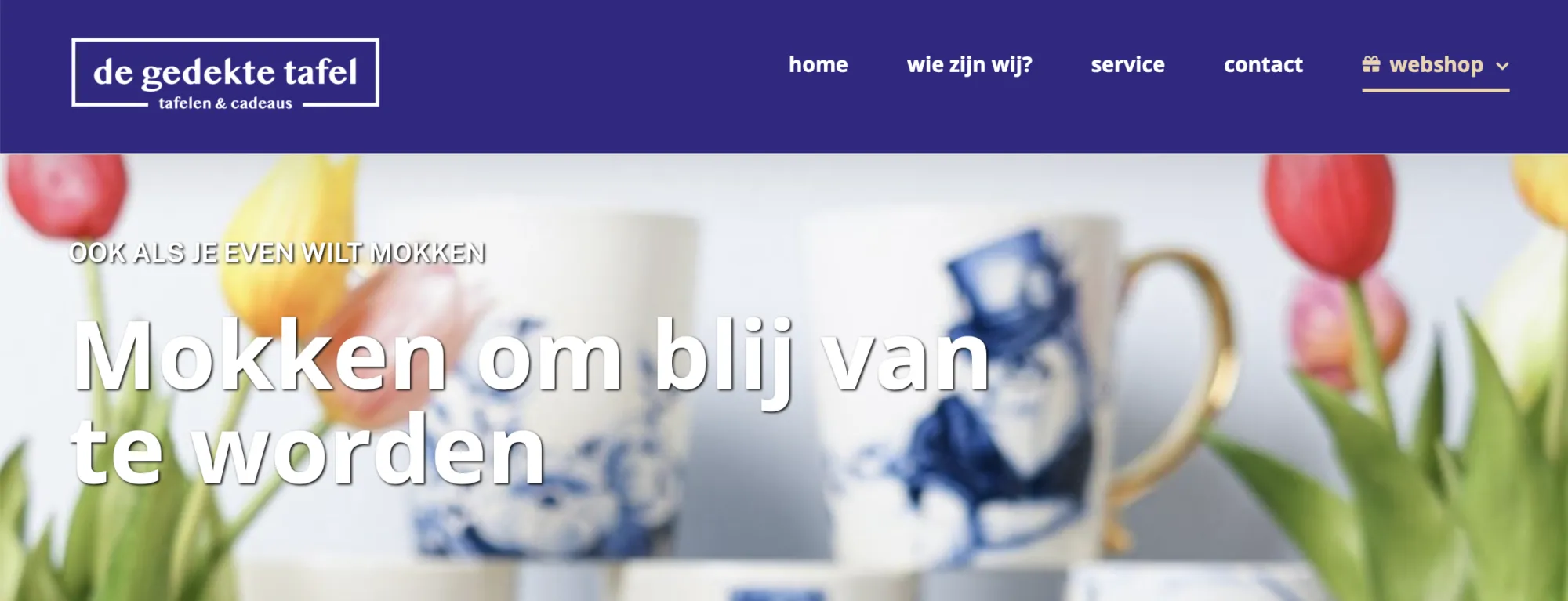 gedektetafel mokken